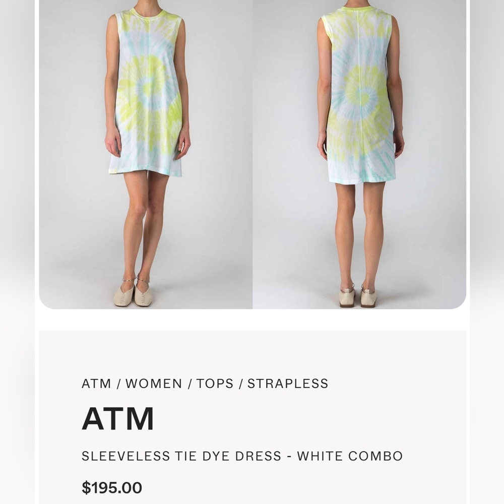 ATM Anthony Thomas Melillo (REVOLVE) Tie Dye Dress